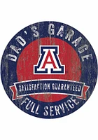 Arizona Wildcats Dads Garage Sign - Blue