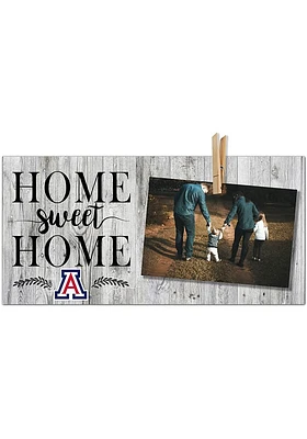 Arizona Wildcats Home Sweet Home Clothespin Picture Frame