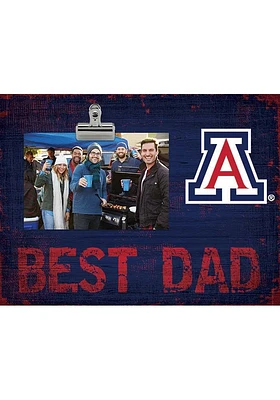 Arizona Wildcats Best Dad Clip Picture Frame - Blue