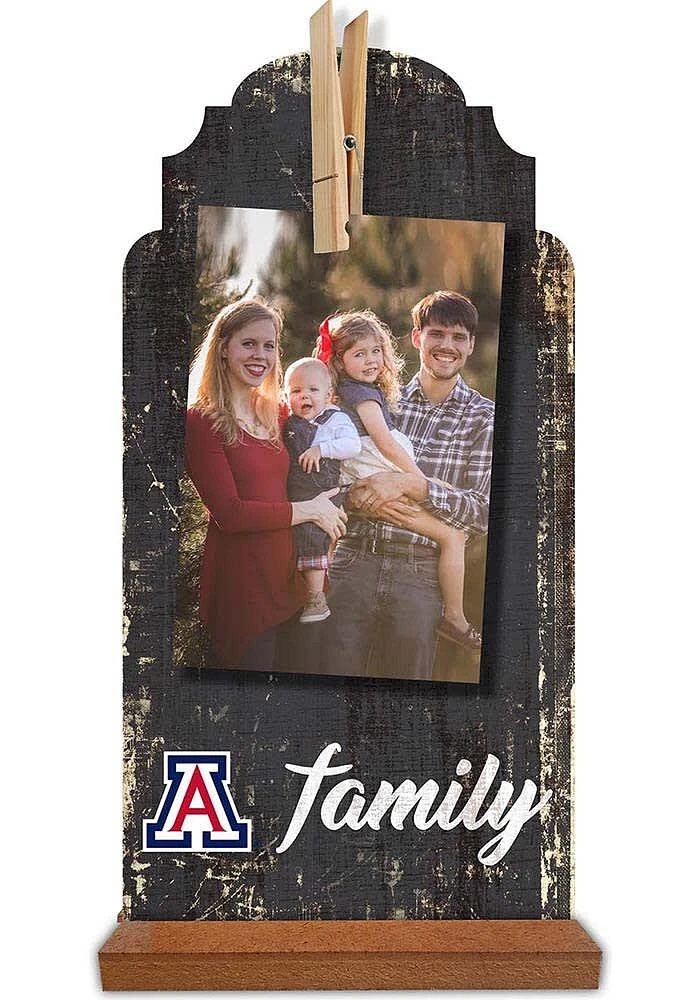 Arizona Wildcats Family Clothespin Sign - Blue
