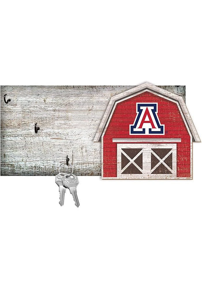 Arizona Wildcats Team Barn Key Holder Sign