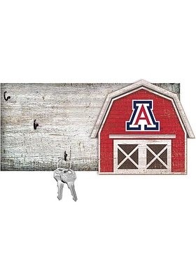 Arizona Wildcats Team Barn Key Holder Sign