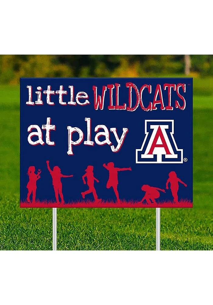 Arizona Wildcats Little Fans at Play Yard Sign - Blue