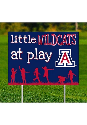 Arizona Wildcats Little Fans at Play Yard Sign - Blue