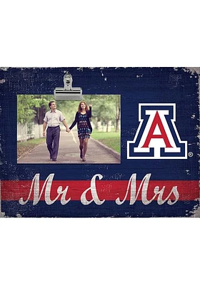 Arizona Wildcats Mr and Mrs Clip Picture Frame