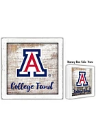 Arizona Wildcats College Fund Box Sign