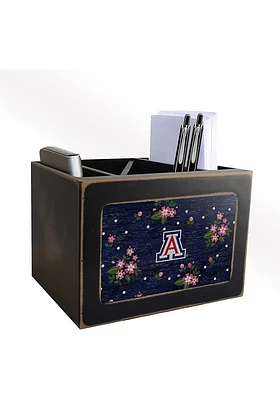 Arizona Wildcats Floral Desktop Organizer Desk Accessory