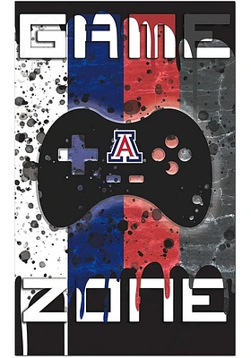 Arizona Wildcats Grunge Game Zone Sign