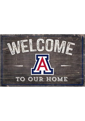 Arizona Wildcats Welcome to our Home Sign