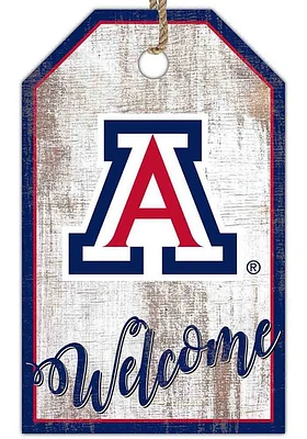 Arizona Wildcats Welcome Team Tag Sign