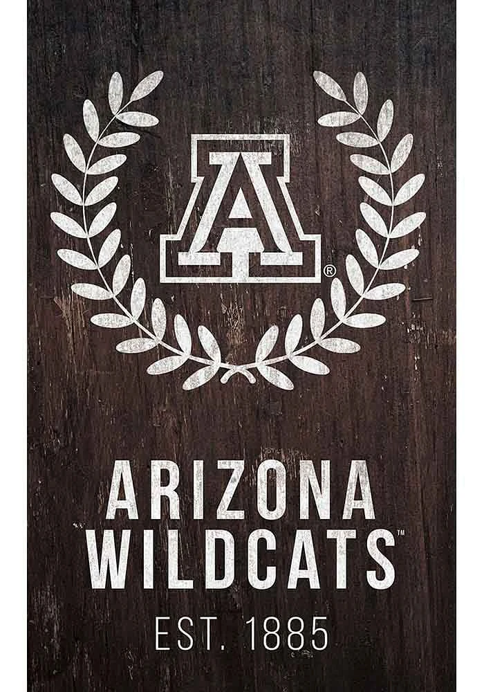 Arizona Wildcats Laurel Wreath Sign