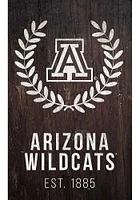Arizona Wildcats Laurel Wreath Sign