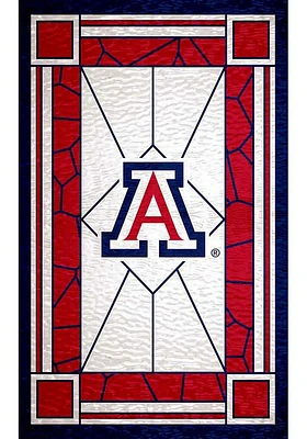 Arizona Wildcats Stained Glass Sign
