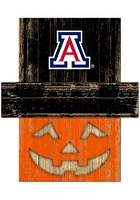 Arizona Wildcats Pumpkin Head Sign