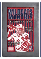 Arizona Wildcats 11x19 Framed Monthly Sign