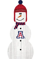 Arizona Wildcats Snowman Leaner Sign