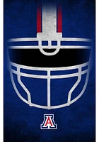 Arizona Wildcats Ghost Helmet 17x26 Sign