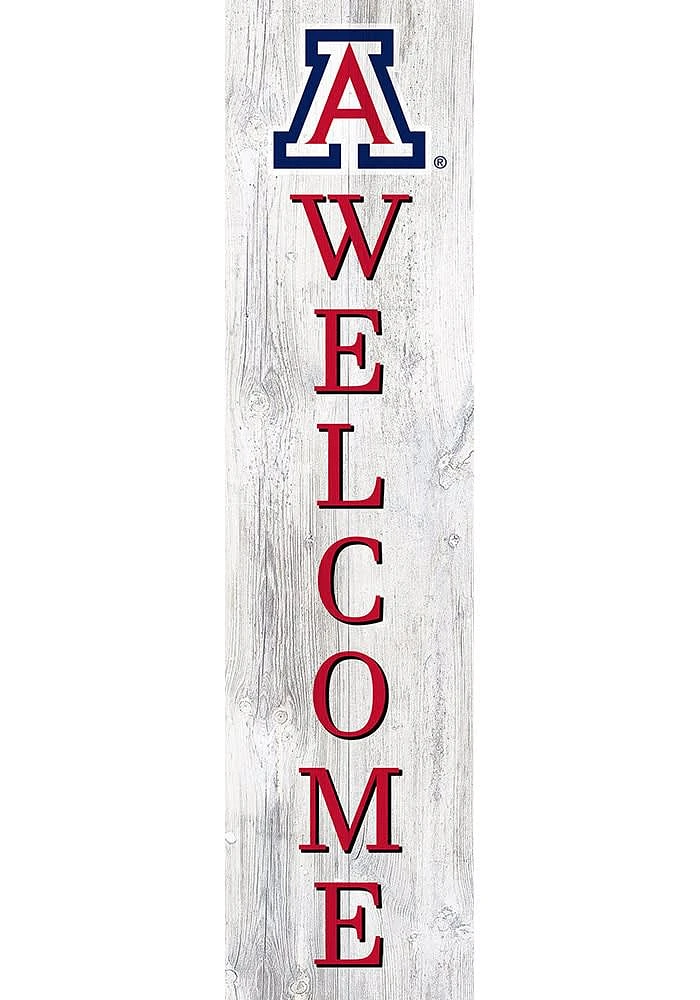 Arizona Wildcats 48 Inch Welcome Leaner Sign