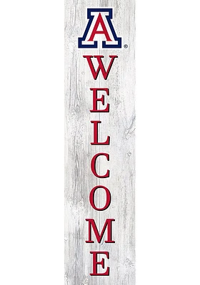 Arizona Wildcats 48 Inch Welcome Leaner Sign