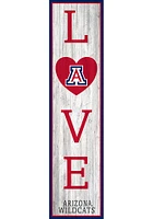 Arizona Wildcats 48 Inch Love Leaner Sign