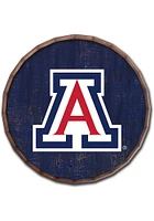 Arizona Wildcats Cracked Color 24 Inch Barrel Top Sign