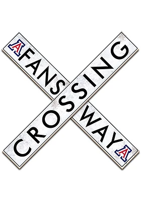 Arizona Wildcats 48 Inch Fans Way Crossing Wall Art