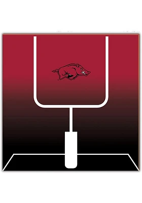 Arkansas Razorbacks Goal Gradient Sign - Red