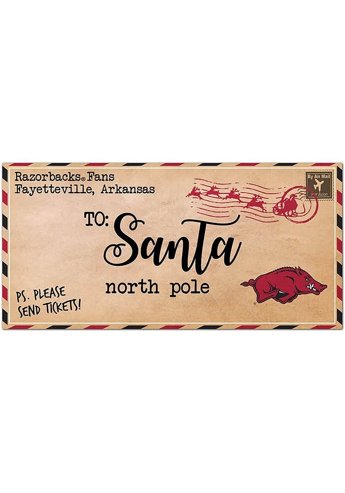 Arkansas Razorbacks To Santa Decor