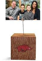 Arkansas Razorbacks Block Spiral Photo Holder Red Desk Accessory