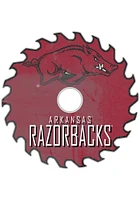Arkansas Razorbacks Rust Circular Saw Sign - Red