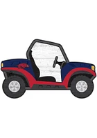 Arkansas Razorbacks ATV Cutout Sign - Red