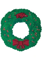 Arkansas Razorbacks Team Wreath 16 Inch Sign - Red