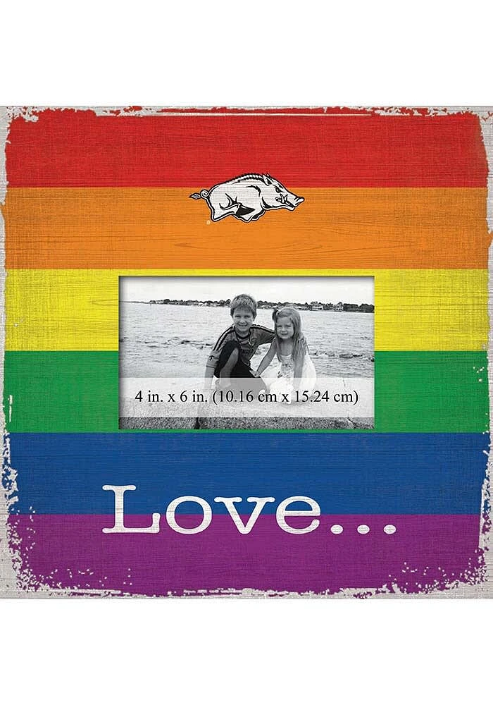 Arkansas Razorbacks Love Pride Picture Frame - Red