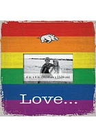 Arkansas Razorbacks Love Pride Picture Frame - Red