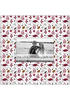 Arkansas Razorbacks Floral Pattern Picture Frame - Red