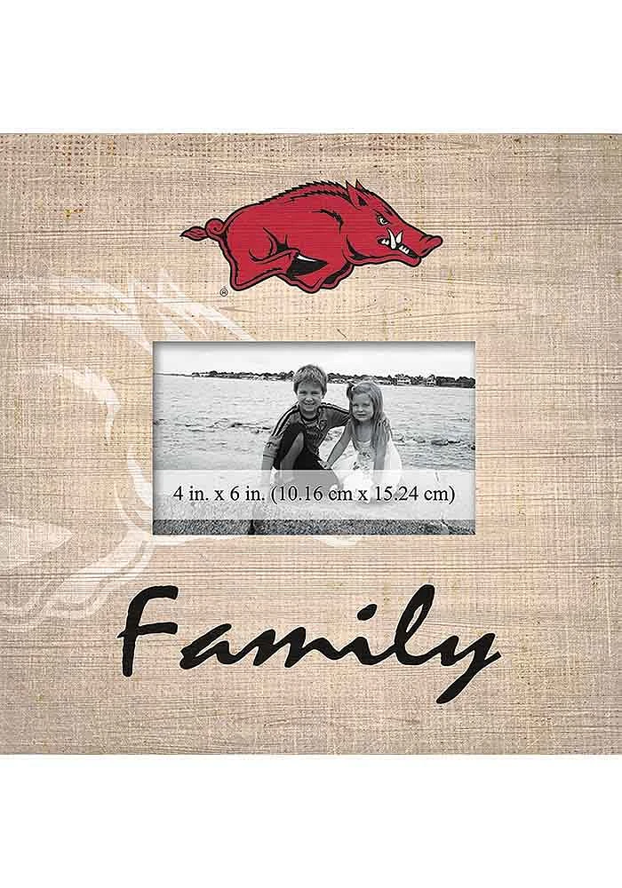 Arkansas Razorbacks Family Picture Picture Frame - Red