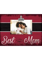 Arkansas Razorbacks Best Mom Clip Picture Frame - Red