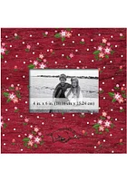 Arkansas Razorbacks Floral Picture Frame - Red