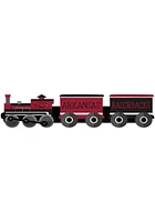 Arkansas Razorbacks Train Cutout Sign - Red
