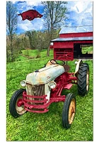 Arkansas Razorbacks Farmscape Sign - Red