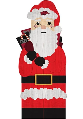Arkansas Razorbacks 31 Inch Santa Leaner Sign - Red