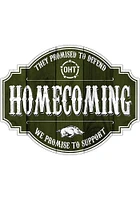 Arkansas Razorbacks OHT 24in Homecoming Tavern Sign - Red