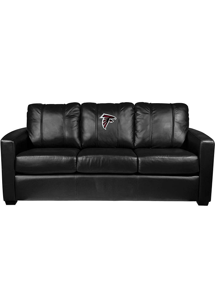 Atlanta Falcons Faux Leather Sofa - Red