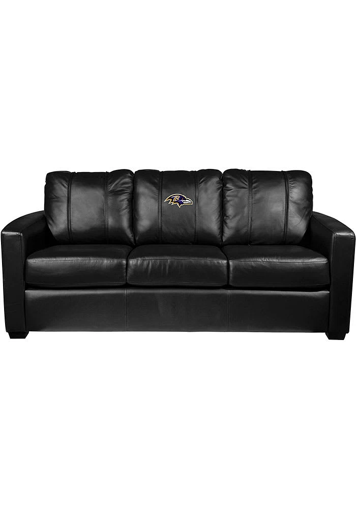 Baltimore Ravens Faux Leather Sofa - Purple