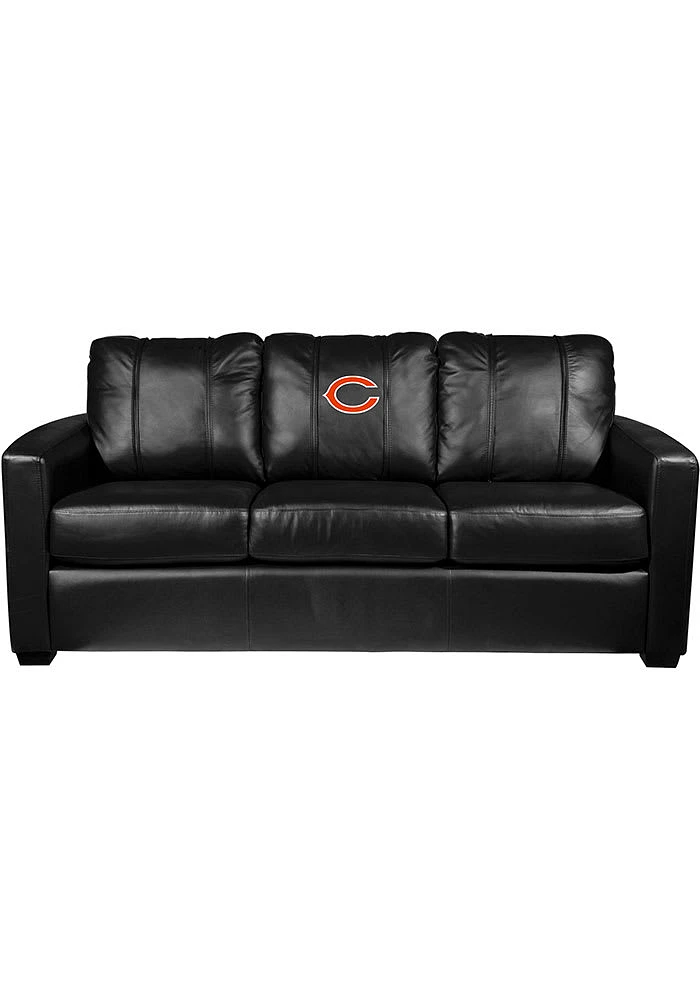 Chicago Bears Faux Leather Sofa - Blue