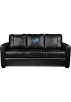 Detroit Lions Faux Leather Sofa - Blue