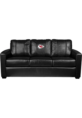 Kansas City Chiefs Faux Leather Sofa - Red