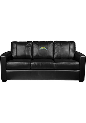 Los Angeles Chargers Faux Leather Sofa - Blue