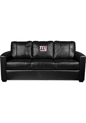 New York Giants Faux Leather Sofa - Red