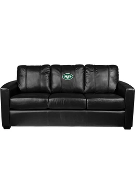 New York Jets Faux Leather Sofa - Green